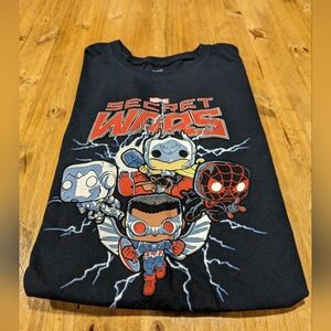 Funko Pop Tees Marvel Secret Wars T-shirt Size Medium